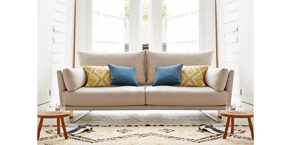 Fig.2 3-Sitzer Sofa aus Mikrofaser Modell Anna 