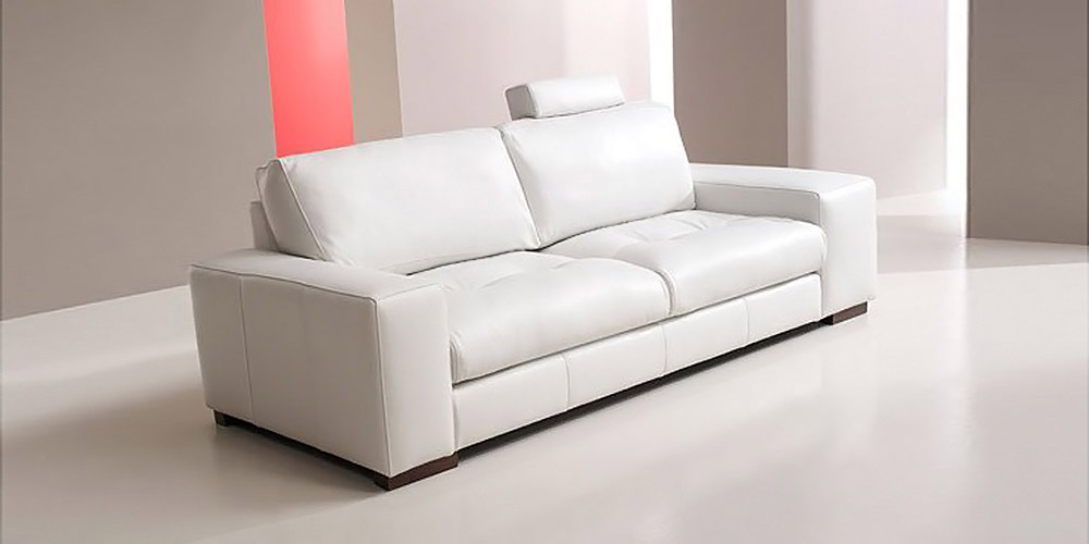 Fig.1 3-Sitzer Ledersofa Modell Napoli